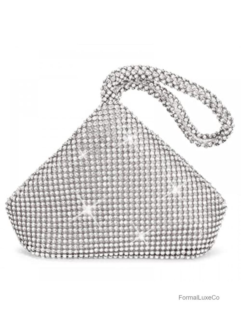 Sparkly Rhinestone Evening Bag Clutch Chain Purse Party Wedding Prom